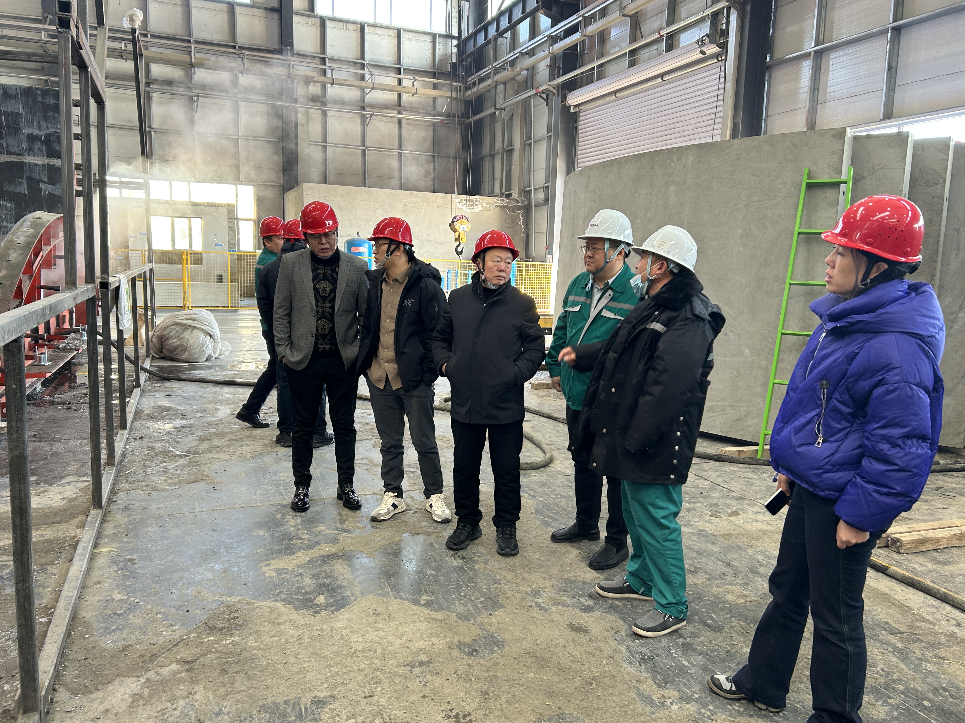 國信裝配|2024年3月4日國信裝配式公司接待秦皇島市政建材集團和信科技裝配集團參觀學習